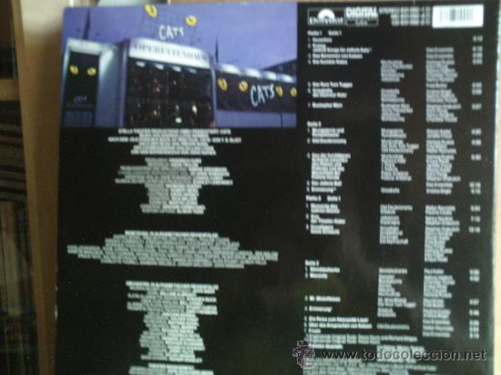 Discos de vinilo: CATS --- LIVE - Foto 2