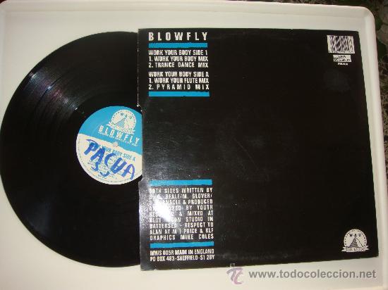 Discos de vinilo: blowfly,  work your body maxi single - Foto 2