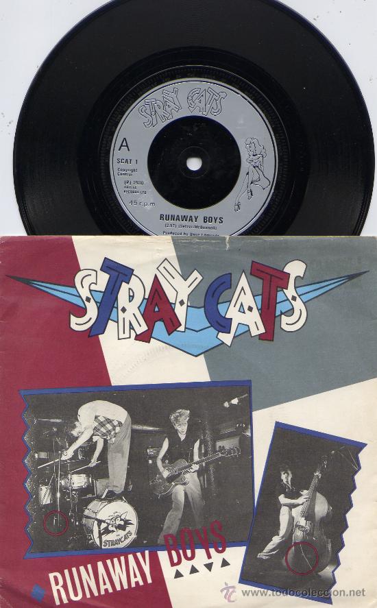 Discos de vinilo: STRAYCATS Runaway boys Rockabilly UK - Foto 1