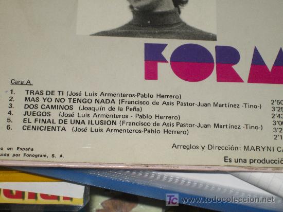 Discos de vinilo: FORMULA V - ADELANTE - Foto 2