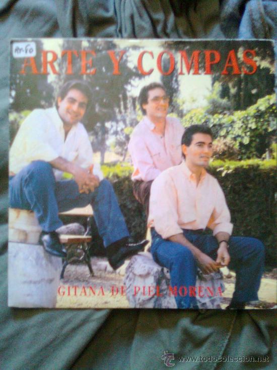 Discos de vinilo: Arte y Compas - Gitana de piel morena (Zafiro, 1992) - Foto 1
