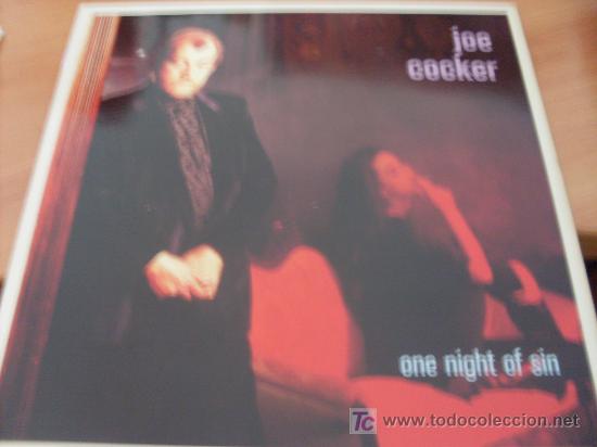Discos de vinilo: JOE COCKER ( ONE NIGHT OF SIN ) LP ( B-1) - Foto 1