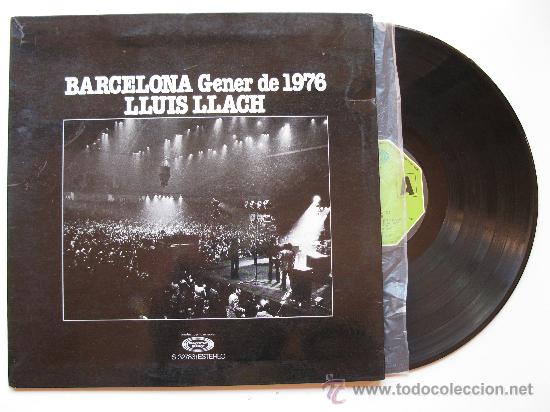 Discos de vinilo: LP - LLUIS LLACH - &rdquo;BARCELONA Gener de 1976&rdquo;. - Foto 1