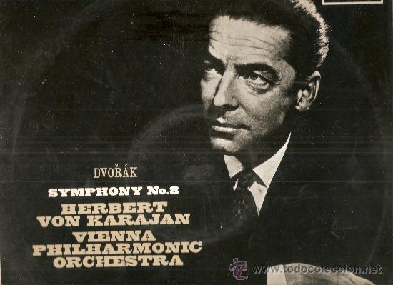 Disques de vinyle: DVORAK LP SINFONIA N&ordm; 8 KARAJAN FILARMONICA VIENA DECCA SXL 6169 ORIG SPAIN