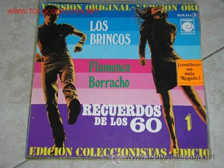 Discos de vinilo: LOS BRINCOS FLAMENCO - BORRACHO VERSION ORIGINAL DISCO SINGLE - Foto 1