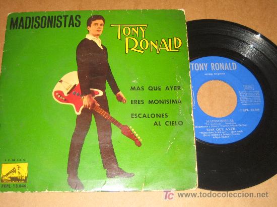 Discos de vinilo: TONY RONALD - MADISONISTAS - Foto 1