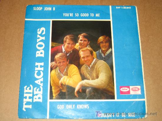Discos de vinilo: THE BEACH BOYS - SLOOP JOHN B - - Foto 1