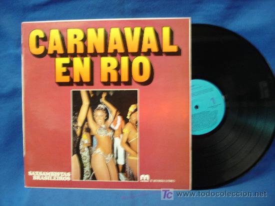 Vinyl records: CARNAVAL EN RIO - SAXSAMBISTAS BRASILEIROS - DISCOS MERCURIO ESPA&Ntilde;A 1982 - RARO