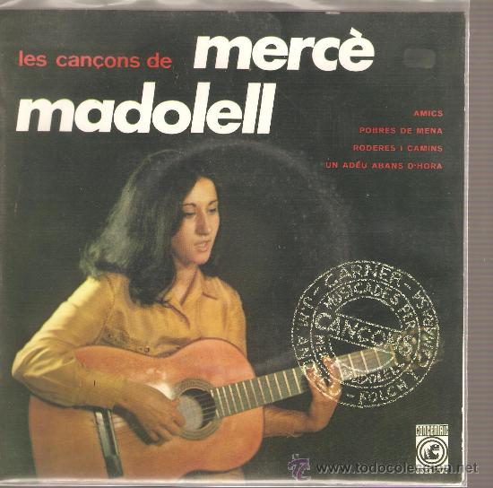 Discos de vinilo: EP CATAL&Agrave; :  MERCE MADONELL - AMICS - Foto 1