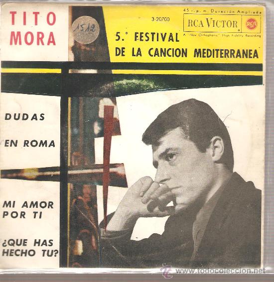 Discos de vinilo: EP TITO MORA - DUDAS - Foto 1