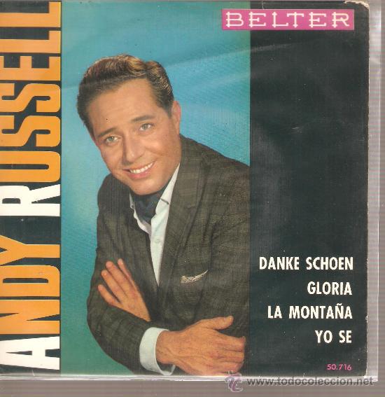 Discos de vinilo: EP ANDY RUSSELL -  DANKE SCHOEN - Foto 1