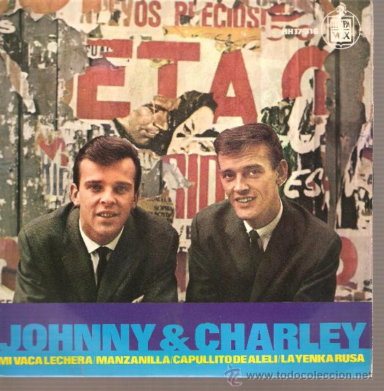 Discos de vinilo: EP JOHNNY & CHARLEY - MI VACA LECHERA - Foto 1