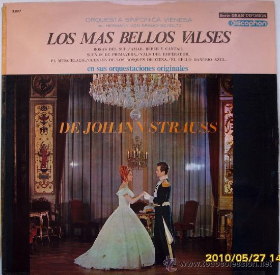 Discos de vinilo: JOHANN STRAUSS  Valses - Foto 1