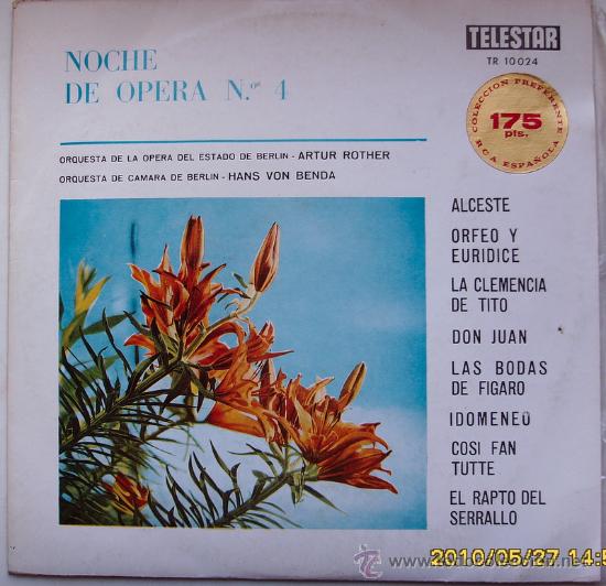 Discos de vinilo: NOCHE DE OPERA N&ordm; 4