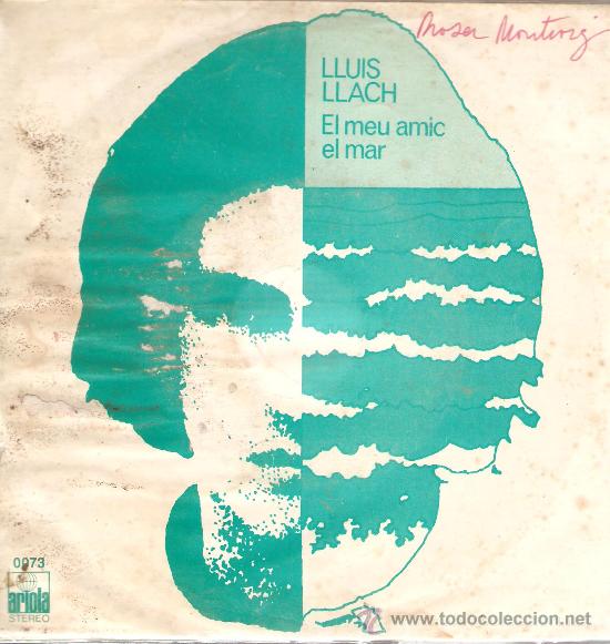 Discos de vinilo: SINGLE PROMO DE LLUIS LLACH - EL MEU AMIC  EL MAR - Foto 1