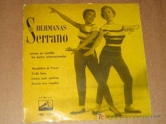 Discos de vinilo: HERMANAS SERRANO CANTAN EN CATALAN - 1958 - Foto 1