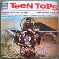 Discos de vinilo: TEEN TOPS - ENRIQUE GUZMAN EP SPAIN 1962 WHO PUT THE BOMP - ROCK AND ROLL EN ESPAÑOL BARRY MANN VERS. Lote 27156180