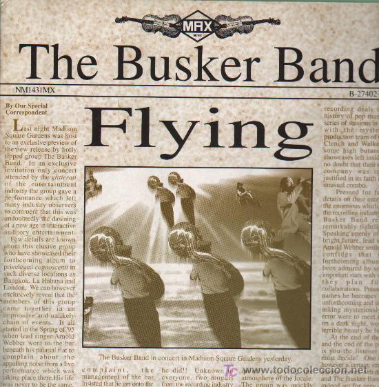 Discos de vinilo: The Busker Band - Flying - MaxiSingle 1996 - Foto 1