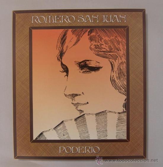Discos de vinilo: ROMERO SANJU&Aacute;N  -  PODER&Iacute;O  - LP, 1989 - Impecable - Foto 1