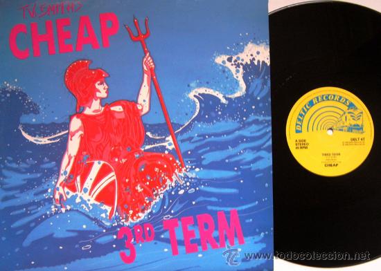 Discos de vinilo: T.V. SMITHS CHEAP - MAXI SINGLE 3RD TERM - DELTIC RECORDS UK 1990 - Foto 1