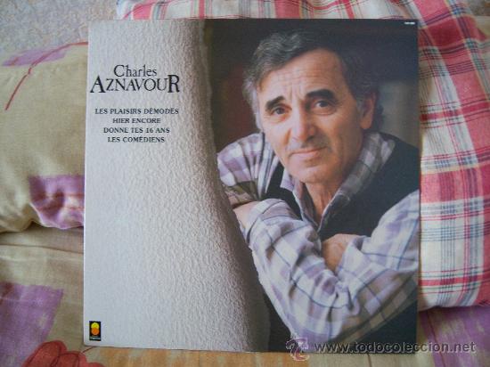 Discos de vinilo: CHARLES AZNAVOUR Les plaisirs d&eacute;mod&eacute;s - Foto 1