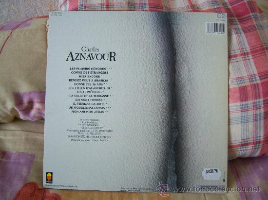 Discos de vinilo: CHARLES AZNAVOUR Les plaisirs d&eacute;mod&eacute;s - Foto 2