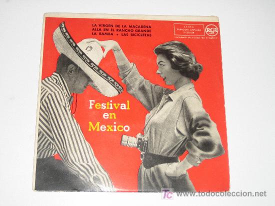 Discos de vinilo: FESTIVAL EN MEXICO - LUIS ALCARAZ - Foto 1