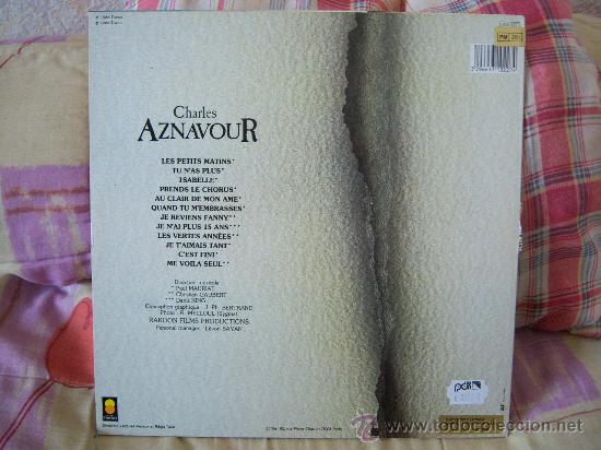 Discos de vinilo: CHARLES AZNAVOUR Les petits matins - Foto 2