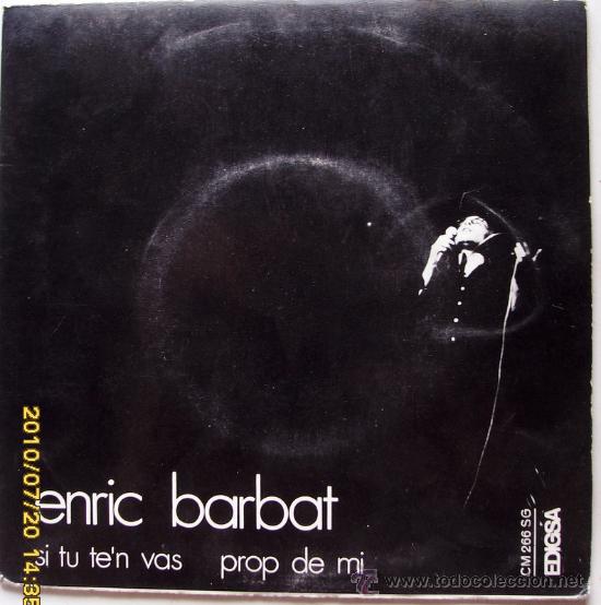 Discos de vinilo: ENRIC BARBAT - 1972 - Foto 1