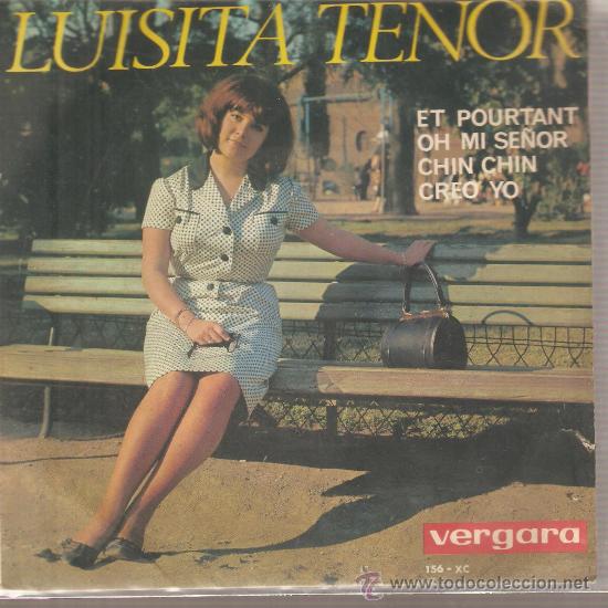 Discos de vinilo: EP LUISITA TENOR - ET POURTANT - Foto 1