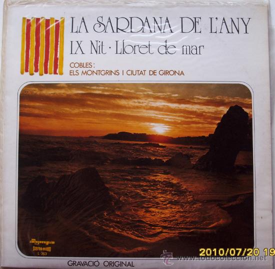 Discos de vinilo: LA SARDANA DEL ANY, IX NIT - LLORET DE MAR - Foto 1