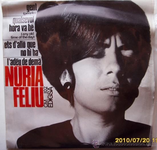 Discos de vinilo: NURIA FELIU - Foto 1
