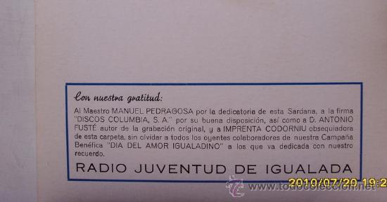 Discos de vinilo: IGUALADA RADIO JUVENTUT D&acute;IGUALADA 1971 - Foto 3