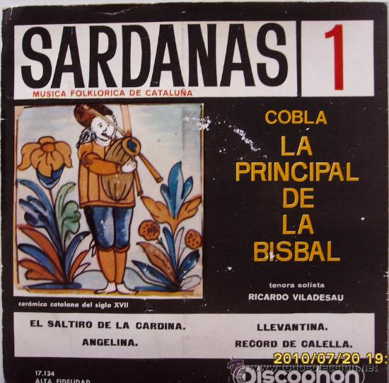 Discos de vinilo: SARDANAS 4 discos con 4 pzas. c/ u - Foto 1