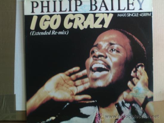 Discos de vinilo: PHILIP BAILEY --- I GO CRAZY - MAXI SINGLE - Foto 1