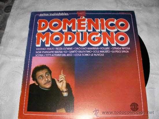 Discos de vinilo: DISCO LP DOM&Eacute;NICO MODUGNO EXITOS INOLVIDABLES - Foto 1