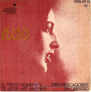Discos de vinilo: JOAN BAEZ. EL PRESO N&ordm; 9 - Foto 1