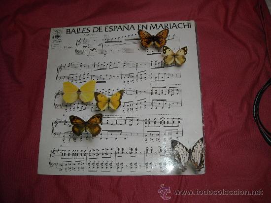 Vinyl records: BAILES DE ESPA&Ntilde;A EN MARIACHI  LP-ARCADIO ELIAS.JALISCO PEPE VILLA.. VER FOTO ADICIONAL CBS 1972