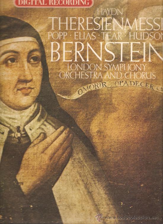 Discos de vinilo: *** LP CLASICA : HAYDN & BERNSTEIN : THERESIENMESSE - Foto 1
