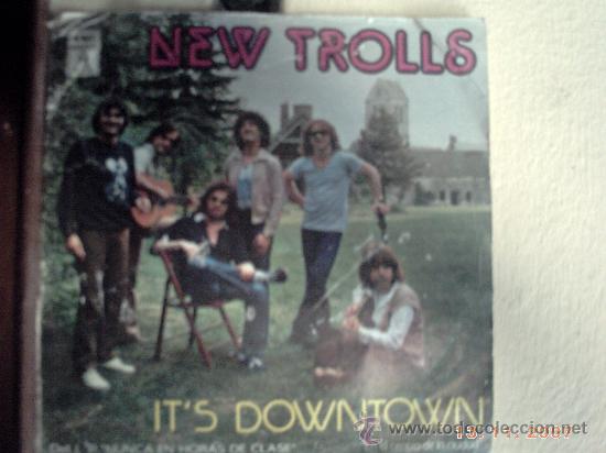 Discos de vinilo: New Trolls-single Its downtown - Foto 1