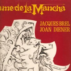 Discos de vinilo: LP JACQUES BREL & JEAN DIENER - L´HOMME DE LA MANCHA 