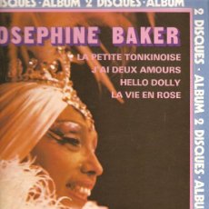 Discos de vinilo: DOBLE LP JOSEPHINE BAKER - ALBUM 2 DISQUES 