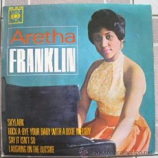 Discos de vinilo: ARETHA FRANKLIN EP SPAIN 1963 SKYLART CBS. Lote 26458357
