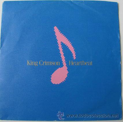 Discos de vinilo: KING CRIMSON - HEARTBEAT - SINGLE 1982 - Foto 1