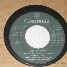 Discos de vinilo: LOS BRAVOS - BLACK IS BLACK - BRING A LITTLE LOVING - RARO DISCO PARA SINFONOLAS - 1973. Lote 21340325