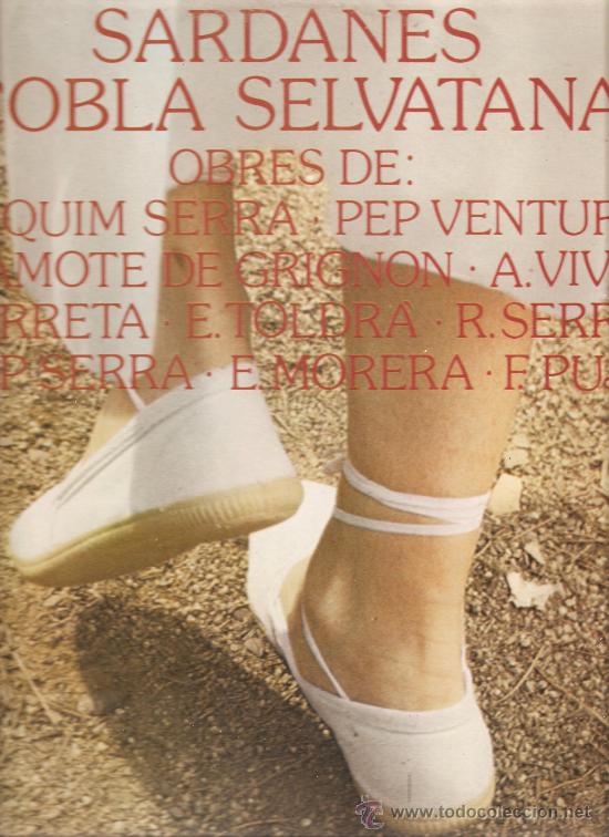Discos de vinilo: LP COBLA SELVATANA  - SARDANES - Foto 1
