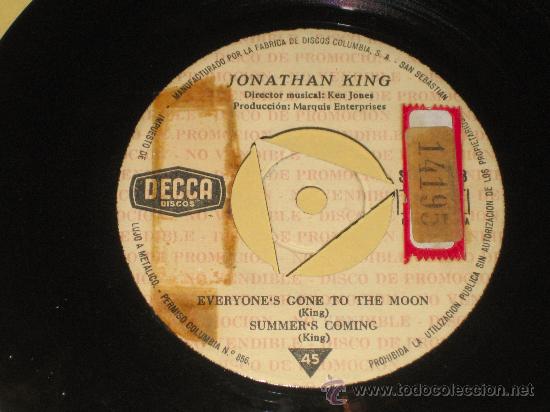 Discos de vinilo: JONATHAN KING - 1965 - SOLO VINILO - Foto 1