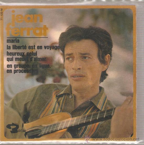 Discos de vinilo: EP JEAN FERRAT - MARIA   + 3 - Foto 1