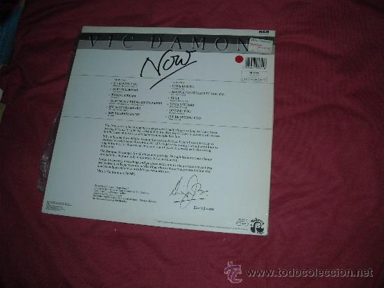 Discos de vinilo: vic damone lp now rca rca 1981 germany - Foto 2