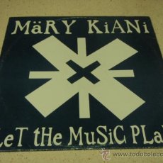 Discos de vinilo: MÄRY KIANI 'LET THE MUSIC PLAY' 8 VERSIONES ENGLAND - 1996 2 DISCOS MERCURY